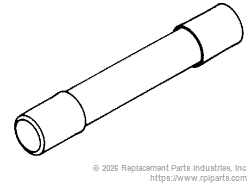 RPI RPF070 Fuse (12A, 250Vac) - 1/4 X 1-1/4 - Time Delay
