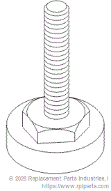 RPI RPF362 Leveler Leg 