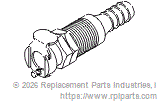 RPI RPF428 Female Quick Connect Fitting (White) 