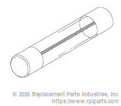 RPI RPF737 Fuse (0.6A, 250V) - 1/4 X 1-1/4 - Time Delay 