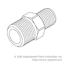 RPI RPF828 Adaptor (1/4 Mpt X 3/8 Mpt)