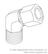 RPI RPF859 Elbow Fitting (45˚ Male) 