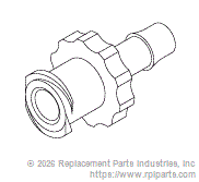 RPI RPF908 Luer Lock (Female X 5/32" Barb) 