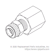 RPI RPF936 Female Connector (1/4" Poly X 1/4" Fpt)