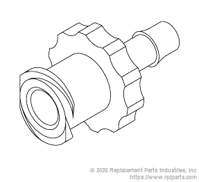 RPI RPF975 Luer Lock (Female X 1/8" Barb) 