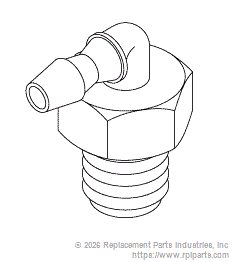 RPI RPF977 Elbow Fitting (1/16" Barb X