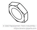 RPI RPH110 Hex Nut (