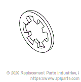 RPI RPH180 7/16” Internal Tooth Washer 
