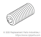 RPI RPH201 Socket Head Set Screw 