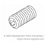 RPI RPH202 Socket Head Set Screw 