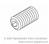 RPI RPH203 Socket Head Set Screw 
