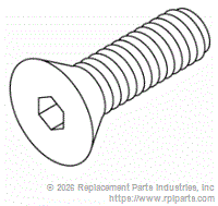 RPI RPH212 Flat Head Hex Socket Cap Screw 