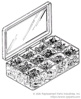 RPI RPK408 Metric Phillips Machine Screw Kit
