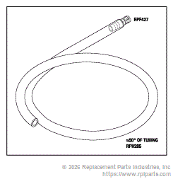 RPI RPK431 Drain Tube Assembly Kit