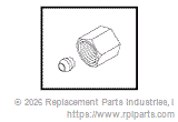 RPI RPK628 Compression Nut & Sleeve - 1/8" 