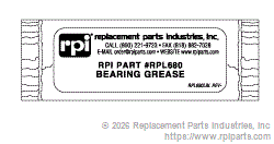 RPI RPL680 Bearing Grease 