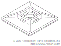 RPI RPM542 Cable Tie Mount (4-Way) 