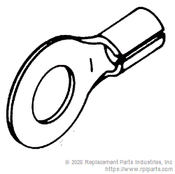 RPI RPT020 #10 Ring Terminal (High Temperature)