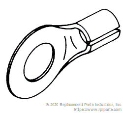 RPI RPT023 1/4” Ring Terminal (High Temperature)