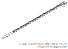 RPI RPT084 Cable Tie (8" White)