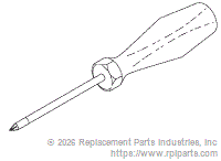 RPI RPT152 Pozidriv Screwdriver #2 