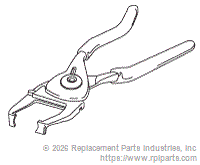 RPI RPT172 Strain Relief Bushing Pliers 