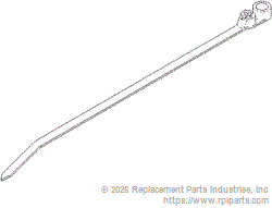 RPI RPT278 Cable Tie (8” White)