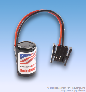 RPI RXB076 Battery (Lithium) 
