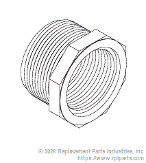 RPI RXF068 Adaptor (1-1/2" Mpt X 1-1/4" Fpt) 