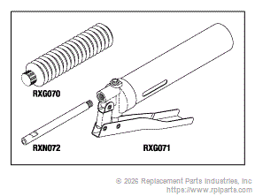 RPI RXK069 Grease Gun Kit 
