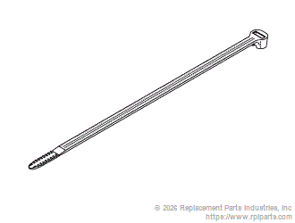 RPI RXT008 Cable Tie (.270" W X 8.75" Lg. White)