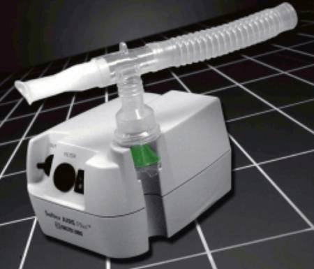Compressor Nebulizer System Salter AIRE Elite Plus Small Volume Medication Cup Adult / Pediatric Mouthpiece Delivery 