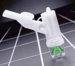 Compressor Nebulizer System NebuTech HDN Small Volume Medication Cup Adult / Pediatric Mouthpiece Delivery 