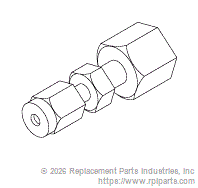 RPI SCF045 Reducer Fitting (Thermocouple)