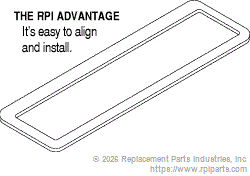 RPI SCG009 Fascia Gasket 