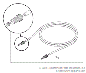 RPI SDA068 Tubing Assembly (H2O2 Delivery - 38.50" Lg) 