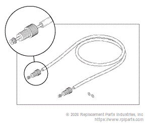 RPI SDA080 Tubing Assembly (H2O2 Delivery- 22" Lg) 