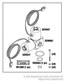 RPI SDA082 Valve Manifold Assembly 