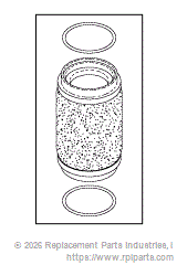 RPI SDF002 Oil Mist Filter (Red) 