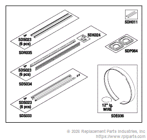 RPI SDK032 Chamber Plastics Kit