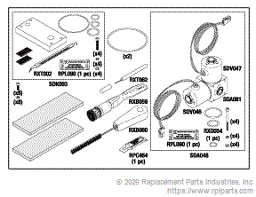RPI SDK050 Vaporizer/Condenser Service Kit