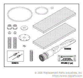 RPI SDK090 Injector Assembly Rebuild Kit 