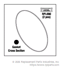 RPI SDS018 Chamber/Door Seal 