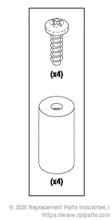 RPI SDS040 Electrode Spacer (Top) 