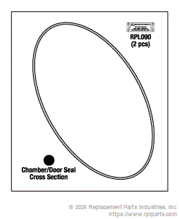 RPI SDS057 Chamber/Door Seal 