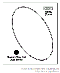 RPI SDS063 Chamber/Door Seal 