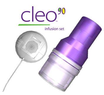 Sub-Q Infusion Set Cleo 90 25 Gauge 9 mm 31 Inch Tubing Without Port (Box of 10) 