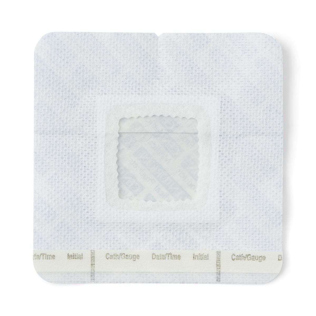 Medline IV Dressing SorbaView 2000 Window Dressing Fabric / Film 4 X 4 Inch / 1.25 Inch Window Sterile (SV46XT / CS) 