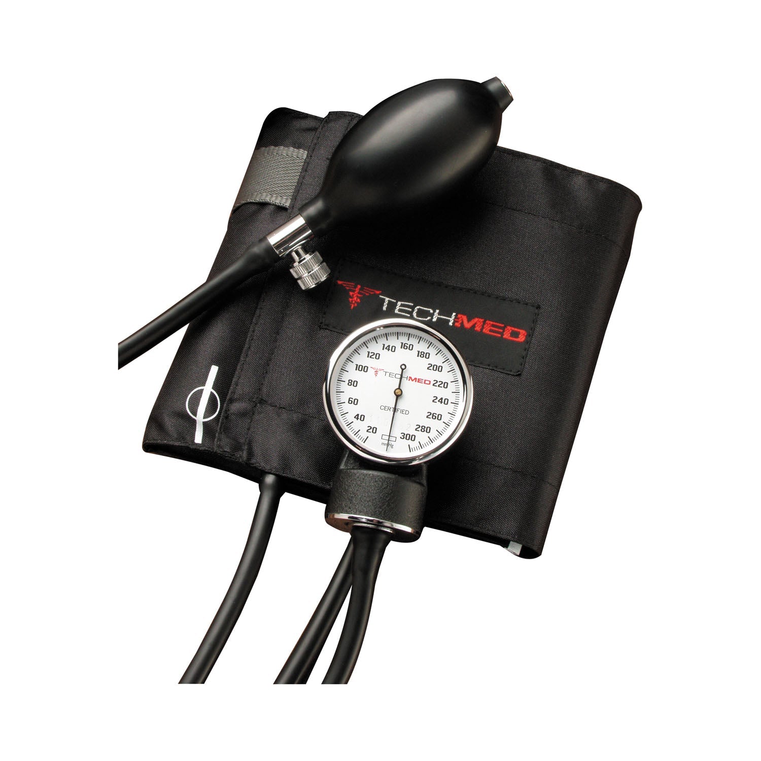 Dukal Corporation Dukal Tech-Med Standard Sphygmomanometer  Cuff, Adult, Black