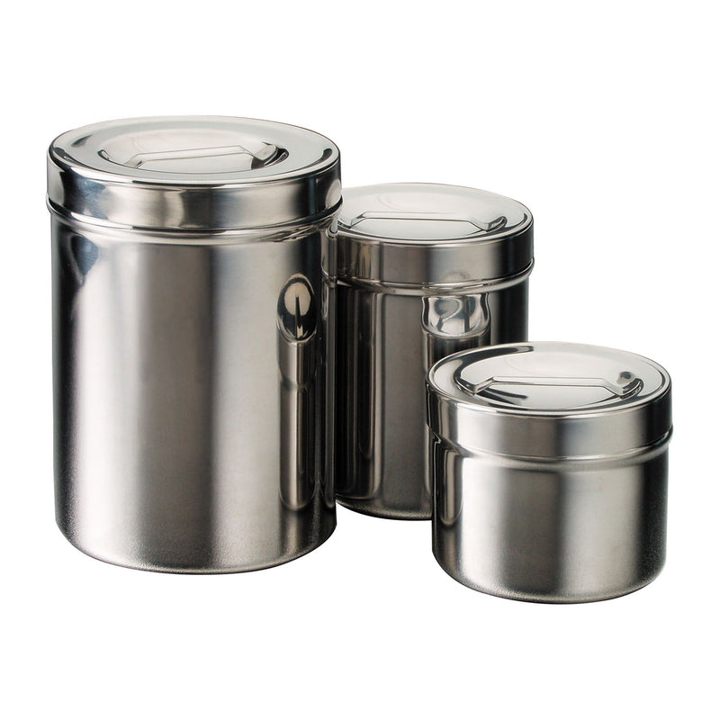 Dukal Corporation Dukal Tech-Med Dressing Jars  Dressing Jar, 1 Qt, Stainless Steel